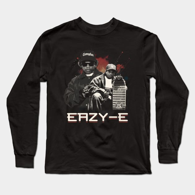 Straight Outta Compton Eazy E's Life In Pictures Long Sleeve T-Shirt by Super Face